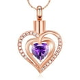 thumbnail image 6 of Crystal Heart Memorial Cremation Jewelry for Ashes Urn Necklace Lockets for Cat Ashes Holder Keepsake Pendent for Ashes and Chain, 6 of 7