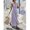 Purple, variant on Womens Purple Sleeveless Maxi Dress, Criss-Cross Waist Summer Vacation