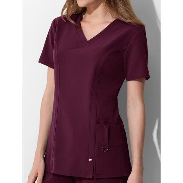 Dickies Dickies Xtreme Stretch Women Scrubs Top, VNeck, Plus Size