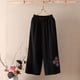 thumbnail image 1 of Ichuanyi liquidación de la moda femenina patrón de cintura alta pantalones lisos algodón y nueve puntos pantalones ICHUANYI WER2023082210378, 1 of 3