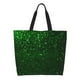 thumbnail image 1 of Balery Green Sparkling Bolsa Tote Estilo Estético con Cremalleras, Bolsa de Hombro, Bolsa de Compras Grande y Plegable, 1 of 8