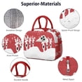thumbnail image 4 of Womens Red Christmas Reindeer Pattern Lunch Box for Work,Insulated Lunch Bag for Women,Loncheras Para Mujer,Leakproof Adult Lunch Bag for Work,Beach,Travel,Picnic,Camping, 4 of 7