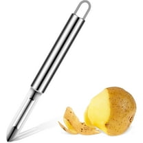 Potato Peeler Stainless Steel Vegetable Silver Julienne 7.5 Inches Straight Peeler Slicer For Kitchen Food Cutter