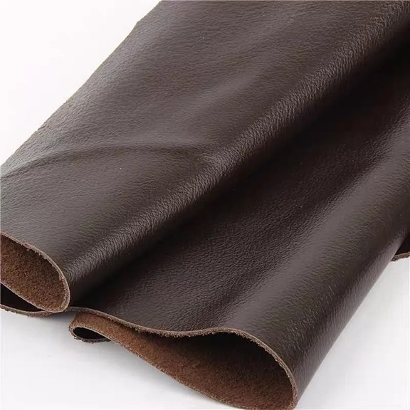 1.0mm thick dark brown top layer cowhide leather material for car seats, door panels, oily retro sofa cushions, whole piece of l