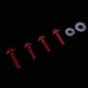 thumbnail image 4 of Kit de pernos de carenado de motocicleta Sunnimix 158pcs rojo, 4 of 8