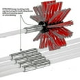 thumbnail image 3 of Nuevo, kit profesional adecuado para deshollinador de 3,6 m, cepillo de limpieza de chimenea de nailon ajustable de 100 mm, conductos, 9 varillas para deshollinador, deshollinador, 3 of 3