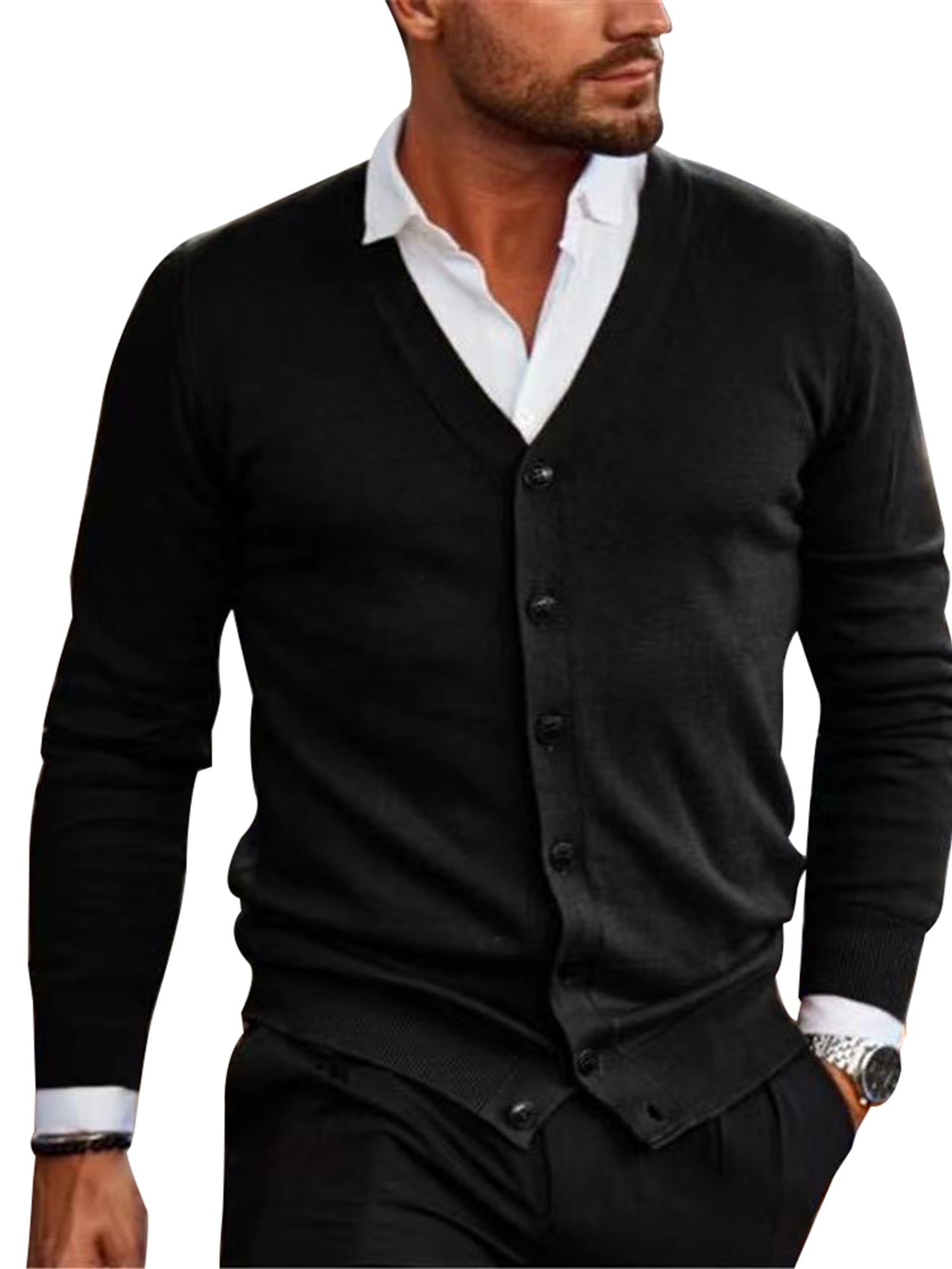 dark purple sweater outfit