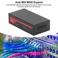 thumbnail image 4 of 5 Port Gigabit Ethernet  Switch with Iron Shell Design, Flexible Installation Auto MDI MDIX Support, 10 100 1000Mbps Ethernet  Switch Hub for Home, Office, 4 of 8