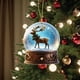 thumbnail image 1 of Adornos navideños, adornos navideños, regalos navideños, colgante pequeño de acrílico 3D de imitación para árbol de Navidad, bola de cristal, alce, apto para decoración navideña, adornos de plástico., 1 of 7