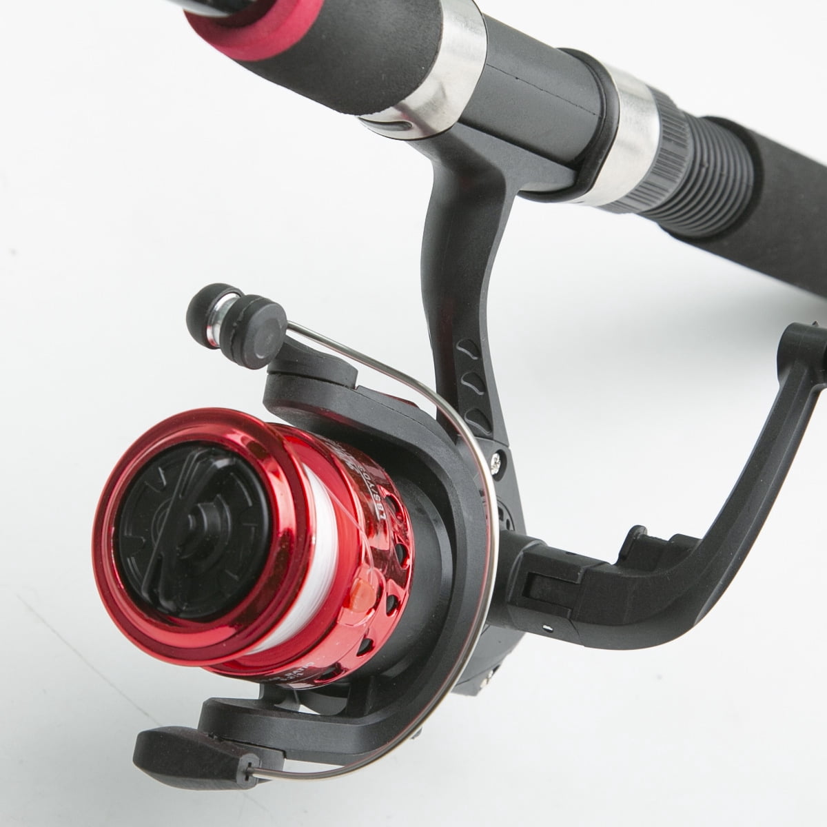 Kids Fishing Pole Set Portable Telescopic Fishing Rod and Spincast Reel Cambos with a Fishing Net for Boys Girls and Youth- Red