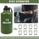 thumbnail image 2 of Botella de agua DEFUNX 1.9L de acero inoxidable con aislamiento verde, 2 of 6