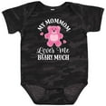 thumbnail image 3 of Inktastic Mommom Loves Me Girls Bear Girls Baby Bodysuit, 3 of 5