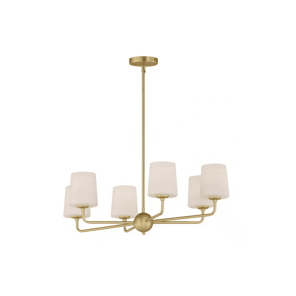 Open Box Maxim Lighting Bristol 6-Light Brass Chandelier