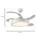 thumbnail image 5 of CITYLUZ VENTILADOR 4 ASPAS INVISIBLES – 50W LED BLANCO, 6 VELOCIDADES, 5 of 5