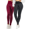 thumbnail image 1 of Pack de 2 Leggings Casuales de Mujer Unitalla de Yoga para Dama y Cintura Alta Pantalones Ajustados con Control de Abdomen no transparentan, 1 of 5