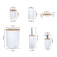 thumbnail image 2 of Baño Basura Cubidores Y Cestas de Desechos Set de Accesorios de Baño de 6 Piezas con Bomba de Jabón, Cepillo de Dientes, Cepillo de Inodoro, Basura, Tambor Y Jabón, 2 of 6