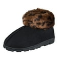 thumbnail image 4 of Jessica Simpson Girls Microsuede Super Soft Bootie Slippers with Indoor Outdoor Sole, 4 of 9