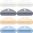 thumbnail image 1 of 8 Pieces Toothpaste Tube Squeezer Dispenser Toothpaste Clips for Bathroom (Yellow, Gray, Blue, White), 1 of 7