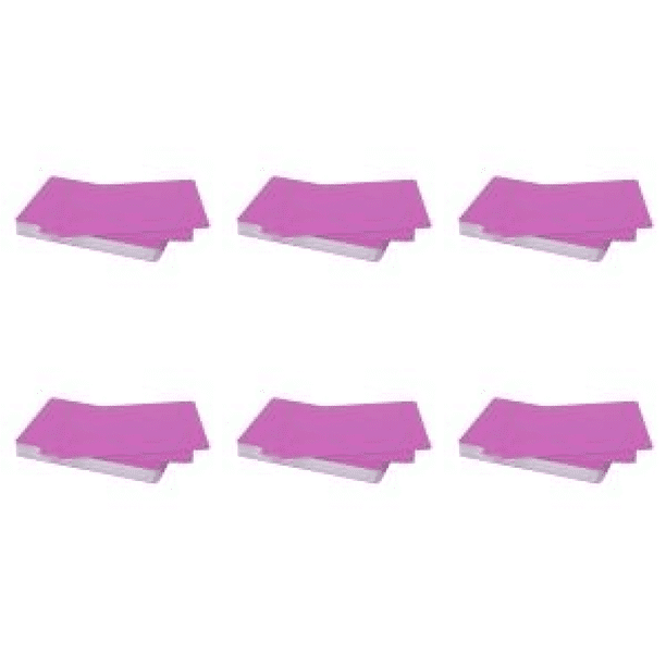 Tarjetas de Visita de Metal Aleación de Aluminio para Tarjetas de Bricolaje Púrpura 50PCS