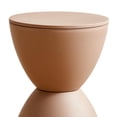 thumbnail image 6 of yotijay Round Foot Stool Change Shoe Stool Decor Multipurpose Seat Small Footstool Ottoman for Apartment Home Nursery Bedside Doorway Brown, 6 of 6