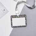 thumbnail image 6 of Bingfone Bulldog Print Card Badge Holder,for Girls Girly Women 4 x 3 Inch Nurses School Identity Cruise Travel Name Tags Cover Protector Case, 6 of 7