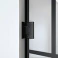 thumbnail image 3 of DreamLine Unidoor Toulon 28 in. W x 72 in. H Frameless Hinged Shower Door in Satin Black, 3 of 6