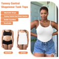 thumbnail image 3 of 2 Packs Sheryer Women's Shapewear Top,Tummy and Waist Control Body Shapewear Camisole for Women,Sizes S-XXL, 3 of 6