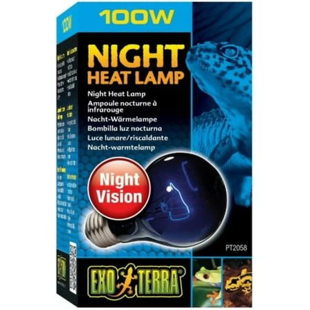 Night Heat Lamp 100w, Simulates natural moonlight By Exo Terra