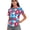 Hawaiian Flowers, variant on Garronmavis Zip Golf Shirt Women Size XS Short Sleeve Tennis Shirts Collar Athletic Shirts Workout Tops Womens Tropical Golf Shirt, Tropical Floral