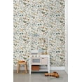 thumbnail image 5 of ESTA Home Fiore Blue Wildflowers Wallpaper, 20.9-in by 33-ft, 5 of 16