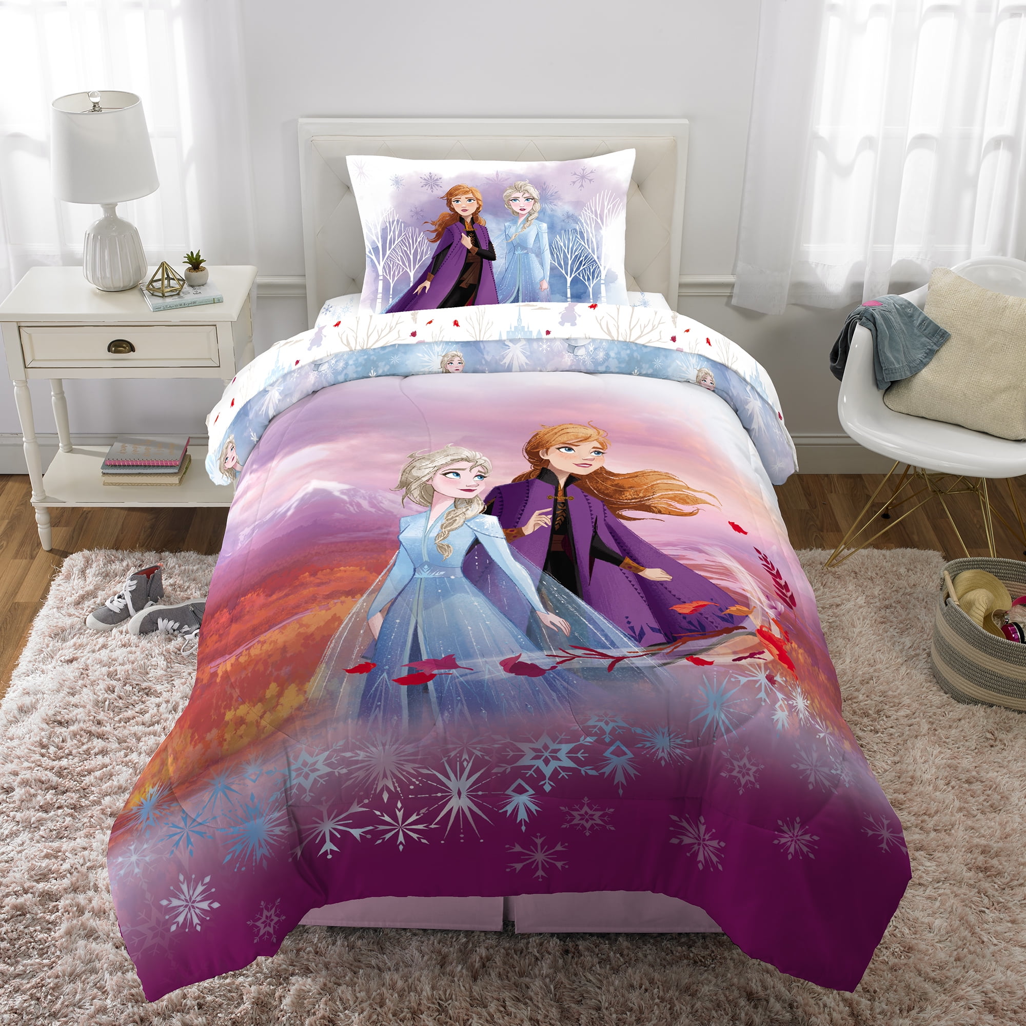 frozen bed set walmart