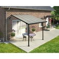 thumbnail image 5 of Palram - Canopia Feria 10' x 10' Polycarbonate/Galvanized Steel Patio Cover - Gray/Clear, 5 of 8