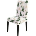 thumbnail image 3 of Christmas Chair Covers for Dining Room Set of 6, Stretch Dining Chair Cover, Kitchen Christmas Tree Chair Slipcovers, Removable Covers for Holiday Decorations & Party, 3 of 5