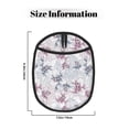 thumbnail image 3 of Pofeuu Lilies Flowers Print Silicone Pot Mat Mitten With Hanging Loop Heat Resistant Oven Mitts Non-Slip Bbq Baking Smoking Potholders, 3 of 7