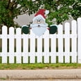 thumbnail image 4 of Decoración de valla de madera, decoración perfecta, adorno de jardín de césped duradero, decoración de Navidad al aire libre (Santa Claus) Zhivalor D1-CHB-0387, 4 of 4
