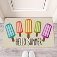 thumbnail image 2 of Welcome Summer Popsicle Doormat,Non Slip Durable Welcome Mat Decorations Floor Door Mats for Indoor Outdoor Bathroom, 2 of 6