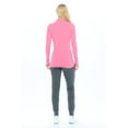 thumbnail image 5 of ACTIVE UNIFORMS Women's Long Sleeve Turtle-Neck T-Shirt Under Scrub (Neon Pink, Medium), 5 of 5