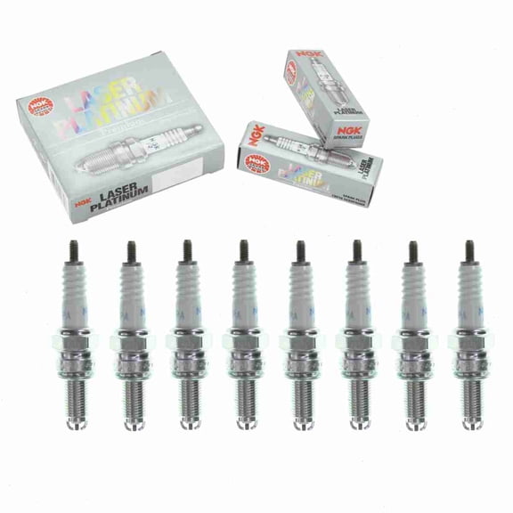 8 pc NGK 7785 Laser Platinum Spark Plugs for 92070-1254 Ignition Wire Secondary
