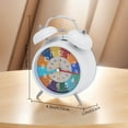 thumbnail image 6 of Unique Bargains Non-Ticking Alarm Clock for Home Decor Green 4.3"L x 2.2"W x 6.3"H, 6 of 6