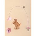 thumbnail image 1 of Powerful Suction Cup Colorful Feather Cat Teaser Wand, 1 of 4