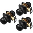 thumbnail image 1 of Round Passage Door Knobs Interior Matte Door Knobs Indoor Keyless Non-Locking Handle Set for Hallway or Closet Doors Reversible for Right/Left Handed Door, 1 of 5