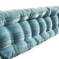 thumbnail image 7 of Style House Light Blue Velvet Floor Pillow, 20" x 20", 7 of 7