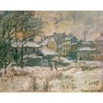 thumbnail image 2 of Monet, Claude 14x12 Gold Ornate Wood Framed with Double Matting Museum Art Print Titled - The Croix Blanche 1875, 2 of 4