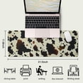 thumbnail image 2 of Cow Print Mouse Pad XL, Cow Extended Large Gaming Mouse Pad for Desk, Brown Black Cow Skin Mouse Pad, Cute Cow Print Mousepad, Long Big Mouse Mat, Cow Gifts Decor Stuff Accessories, 31.5 X 11.8 Inch, 2 of 7