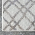 thumbnail image 3 of Superior Paxson Diamond Indoor/Outdoor Area Rug, 6' x 8' 10", Slate, 3 of 10