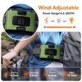 thumbnail image 4 of Ventilador de cintura Astaowl, 1000 mAh, recargable por USB, 10 velocidades, 40 h, 4 of 7
