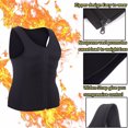 thumbnail image 2 of Chaleco De Sudor Chaleco de sudor de neopreno Elástico Hombres Sauna Fitness Chaleco para uso diario (S Negro) Ndcxsfigh Para Estrenar, 2 of 8
