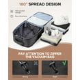 thumbnail image 6 of Air Seal Travel Backpack Vacuum Compression Backpack Travel with Pump, Vacpack Vacuum Seal Carry on Backpack for Traveling Airline Approved, Waterproof Airpack Laptop Backpack 17 Inch Airback Black, 6 of 11