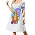 thumbnail image 2 of Vestido de manga corta con símbolo de Decepticon para mujer., 2 of 8