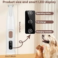 thumbnail image 3 of type c Dog Paw Trimmer with LED Light Fully Waterproof Pet Hair Trimmer with LED Display Clippers for Grooming 18mm Widen Blade, 3 of 6